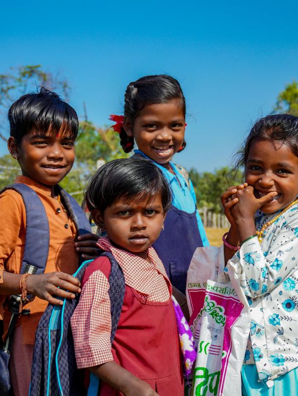 Indian kids outdoor